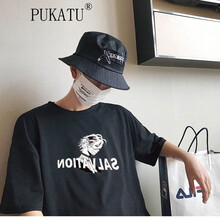 普卡圖（PUKATU） 短袖 男士T恤 黑色(口罩男孩) 
