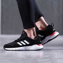 阿迪達(dá)斯（Adidas）跑步鞋CG3858一號(hào)黑色+亮白 36，38.5，37，38，39，36.5