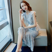 優(yōu)雅復古長(cháng)裙，打造性感小仙女
