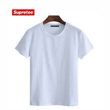 supretee 短袖 男士T恤 白色空白T恤 
