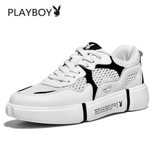 花花公子（PLAYBOY PHYSICAL）男士白黑色網(wǎng)面 41