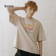bosie 五分袖 男士T恤 白色 預(yù)售4.12發(fā) 