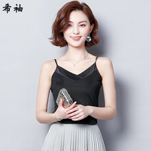希袖吊帶/背心修身型