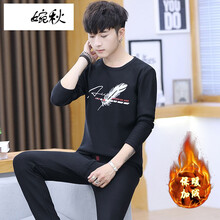 deciuhlae 長袖 男士T恤 2803黑色 套裝 