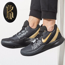 耐克（NIKE）籃球鞋AO4438-002/歐文/黑金 42
