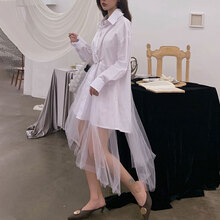 復(fù)古襯衫裙，打造優(yōu)雅小仙女