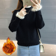 復(fù)古圓領(lǐng)毛衣，打造百變女神范