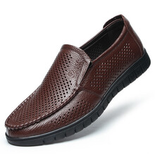 以澈（YICHE）男士棕色（鏤空）T7720 41