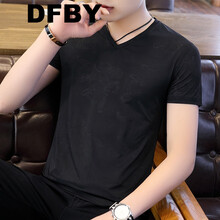 DFBY 短袖 男士T恤 2202黑色 