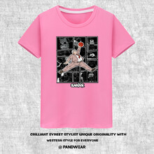 攀威（PALNMVIER） 短袖 男士T恤 粉紅色 S，XL，L，XXXL，M，XXL