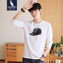 袋鼠（DAISHU） 長(zhǎng)袖 男士T恤 DS8911白色 XL，L，XXL，M，XXXL