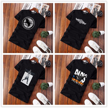 承翼 短袖 男士T恤 JT短袖鯊魚(yú)黑+圖騰黑+無(wú)頭男黑+斜塔黑 