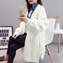 時(shí)尚針織袖衫，微胖女生的福音