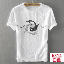 火線縱隊(duì)（HXZD） 短袖 男士T恤 6314白色 