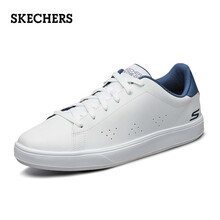 斯凱奇（Skechers）男士白色/藍(lán)色/WNV 40