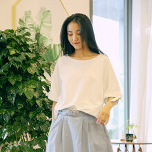 素縷（Souline） 綁帶 短袖 T恤 女 圓領(lǐng)