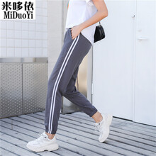 米哆依（Miduoyi） 中腰 鉛筆褲/小腳褲 女 九分褲 休閑褲