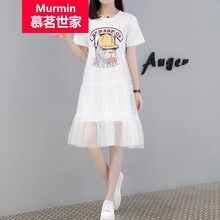 慕茗世家（Murmin） 卡通動(dòng)漫，純色 蕾絲 連衣裙