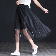 時(shí)尚高腰半身裙，打造浪漫女神