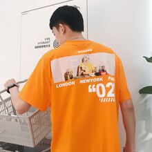 Jumalatar 短袖 男士T恤 桔色 