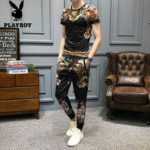 花花公子（PLAYBOY） 短袖 男士T恤 CZ99圖色 