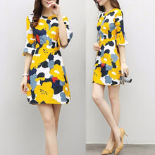 寬松燈籠袖裙，打造優(yōu)雅小仙女