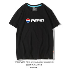 浪速 短袖 男士T恤 黑色（pepsi） 