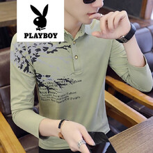 梵戴克 長(cháng)袖 男士T恤 T8027卡其色 