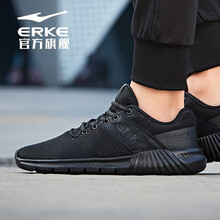 鴻星爾克（ERKE）跑步鞋正黑3065 35，36，37，38，39，40