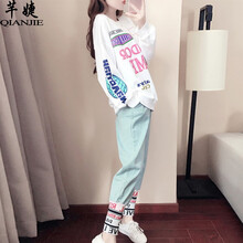 芊婕（QIANJIE） 中腰 鉛筆褲/小腳褲 女 長(zhǎng)褲 休閑褲