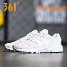 361度跑步鞋2237-1羽毛白/夏日粉 