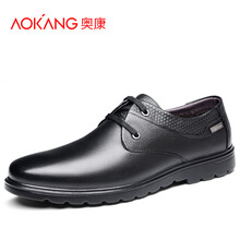 奧康（Aokang）男士黑色 加絨系帶款 376818012 40