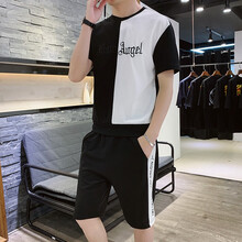其他品牌 短袖 男士T恤 A906 黑色 