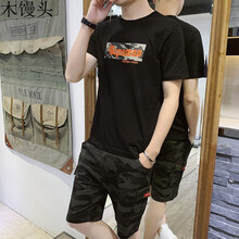 木饅頭 短袖 男士T恤 黑色 