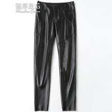 憨厚皇后（Hanhou queen） 雙腰 直筒褲 女 長(cháng)褲 休閑褲