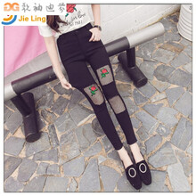 修身牛仔鉛筆褲，微胖妹子的福音