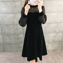 時(shí)尚長(zhǎng)袖連衣裙，讓你變身小仙女