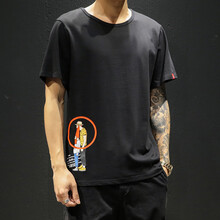 其他品牌 短袖 男士T恤 T112黑色 