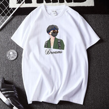 魏晉風(fēng)度 短袖 男士T恤 MT2220白色 