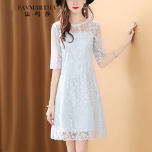 圓領(lǐng)連衣裙，讓你仙氣十足！