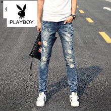 鱷魚(yú)恤（CROCODILE） 修身褲  男士牛仔褲