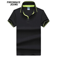 自由風(fēng)度（FREEGRACE） 短袖 男士T恤 黑色DMM-008 