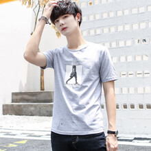 森馬（Senma） 短袖 男士T恤 T41灰色 