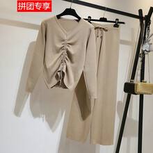 薄款寬松針織衫，微胖妹子的福音