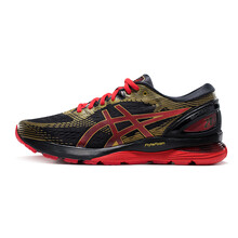 亞瑟士（asics）跑步鞋黑/紅 