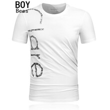 Boy Bees 短袖 男士T恤 白色 9317## 