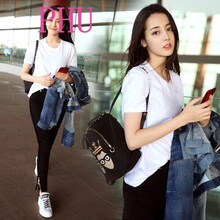 大碼純白色女T