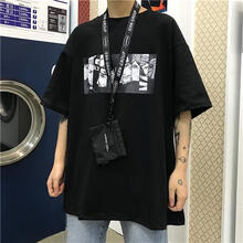 縫小二 短袖 男士T恤 曉（黑色） 