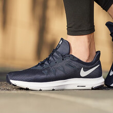 耐克（NIKE）跑步鞋AA7403-400藍黑藍+白+深藏青藍+狼灰 