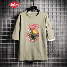 Lee Cooper 短袖 男士T恤 綠色 